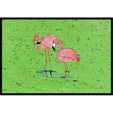Carolines Treasures Flamingo Indoor Or Outdoor Doormat, 24 x 36 in. CA75164